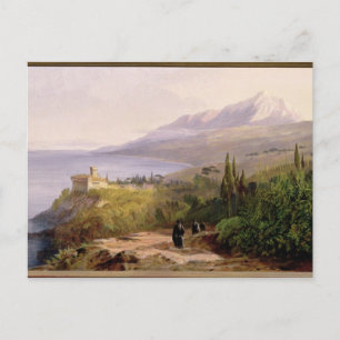 Berg Athos und Kloster Stavroniketes, 18 Postkarte