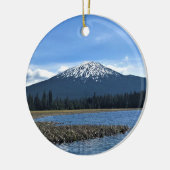 Berg Bachelor am Hosmer Lake, OR Keramik Ornament (Links)