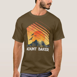 Berg BAKER Vintage Berge Ski T-Shirt