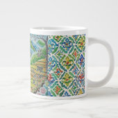 Berg Batik Lanscape Jumbo-Tasse (Rechts)