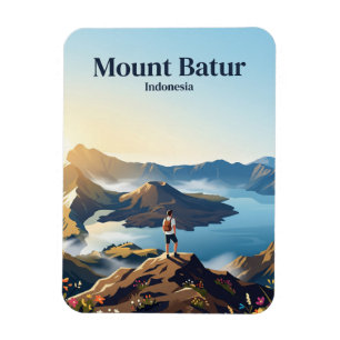 Berg Batur Indonesien Magnet