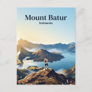 Berg Batur Indonesien Postkarte