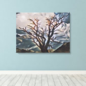 BERG BAUM LEINWANDDRUCK (Insitu (Holzboden))