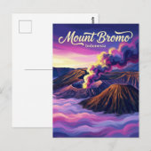 Berg Bromo Indonesien Postkarte (Vorne/Hinten)