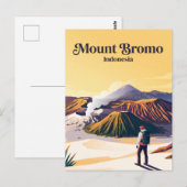 Berg Bromo Indonesien Postkarte (Vorne/Hinten)