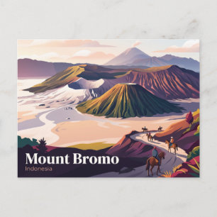 Berg Bromo Indonesien Postkarte