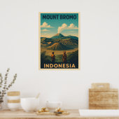 Berg Bromo Indonesien V01 Poster (Küche)