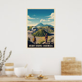 Berg Bromo Indonesien V02 Poster (Küche)