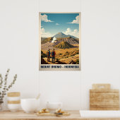 Berg Bromo Indonesien V03 Poster (Küche)