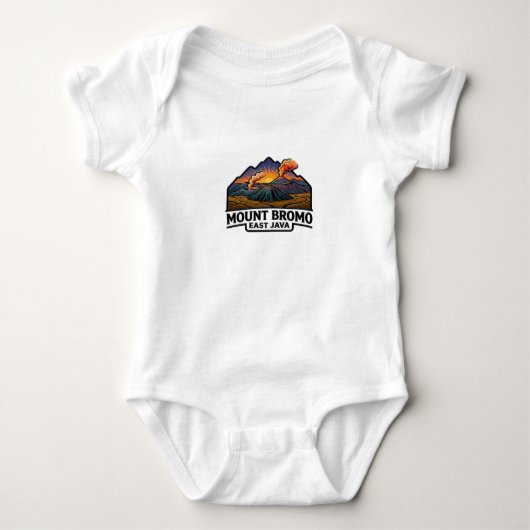 BERG BROMO, OST-JAVA BABY STRAMPLER (Vorderseite)