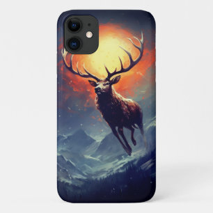 Berg-Buck, der aus dem Flammenfeuer läuft Case-Mate iPhone Hülle