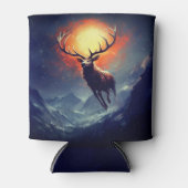 Berg-Buck, der aus dem Flammenfeuer läuft Dosenkühler (Vorderseite)