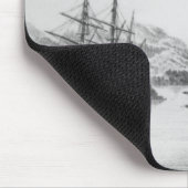 Berg Burney von den Otter-Inseln Mousepad (Ecke)