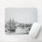 Berg Burney von den Otter-Inseln Mousepad (Mit Mouse)