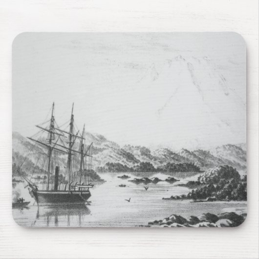 Berg Burney von den Otter-Inseln Mousepad (Vorne)