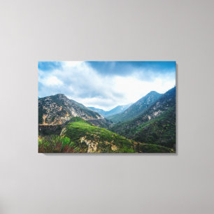 Berg-Canyons-Wandkunst   Landschaftsbild Tal Leinwanddruck