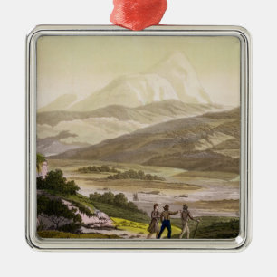 Berg Cayambe, Ecuador, von 'Le Costume Ancien und Silbernes Ornament