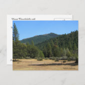 Berg Chanchelulla mit leichtem Mond ... Postkarte (Vorne/Hinten)