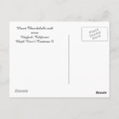 Berg Chanchelulla mit leichtem Mond ... Postkarte (Rückseite)