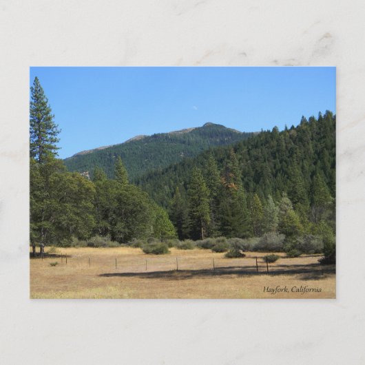 Berg Chanchelulla mit leichtem Mond ... Postkarte (Vorderseite)