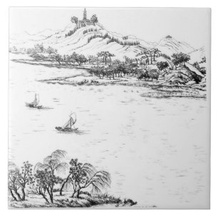 Berg Chang und See Chou, von 'Jardins Anglo-Chi Fliese