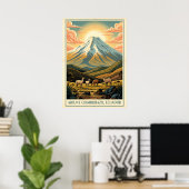 Berg Chimborazo Ecuador V01 Poster (Heimbüro)