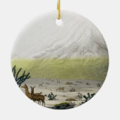 Berg Chimborazo, Ecuador, von 'Le Costume Ancien Keramik Ornament (Hinten)