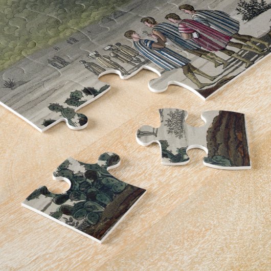 Berg Chimborazo, Ecuador, von 'Le Costume Ancien Puzzle (Seite)