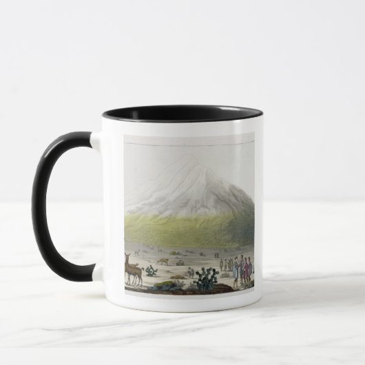 Berg Chimborazo, Ecuador, von 'Le Costume Ancien Tasse (Links)