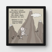 Berg Climber Fotoplatte (Vorderseite)