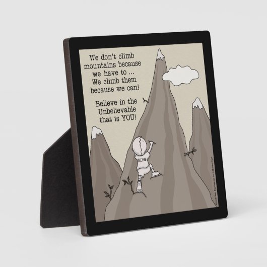 Berg Climber Fotoplatte (Vorderseite)