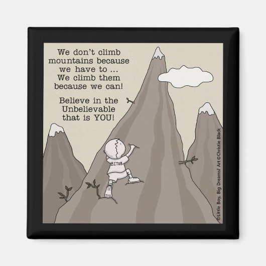 Berg Climber Magnet (Vorne)