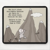 Berg Climber Mousepad (Vorne)