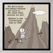 Berg Climber Poster (Vorne)