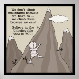 Berg Climber Poster