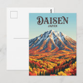 Berg Daisen Japan Postkarte (Vorne/Hinten)
