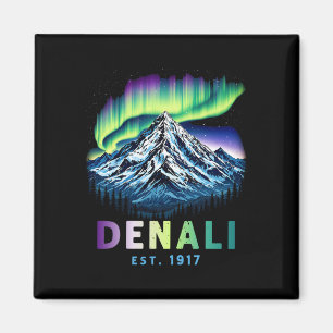 Berg Denali Alaska Berg Denali Nationalpark Magnet