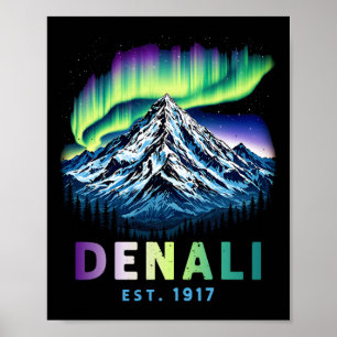 Berg Denali Alaska Berg Denali Nationalpark Poster