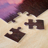 Berg Denali bei Sonnenuntergang vom Reflection Pon Puzzle (Seite)