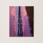 Berg Denali bei Sonnenuntergang vom Reflection Pon Puzzle (Vertikal)