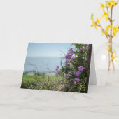 Berg der Beatitudes-Gruß-Karte Karte (Gelbe Blume)