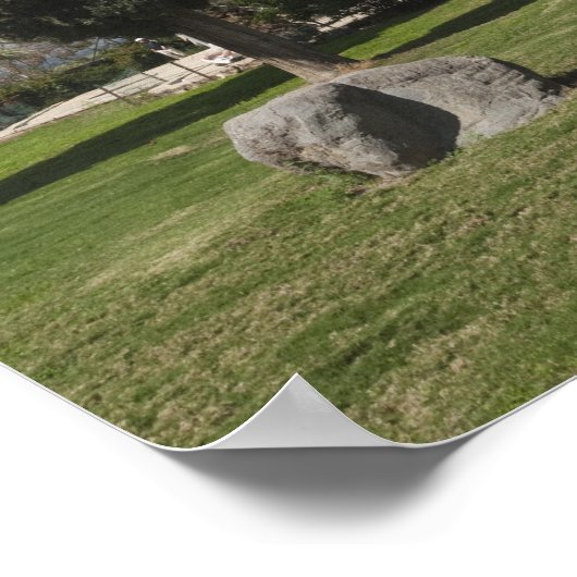 Berg der Beatitudes Poster (Ecke)