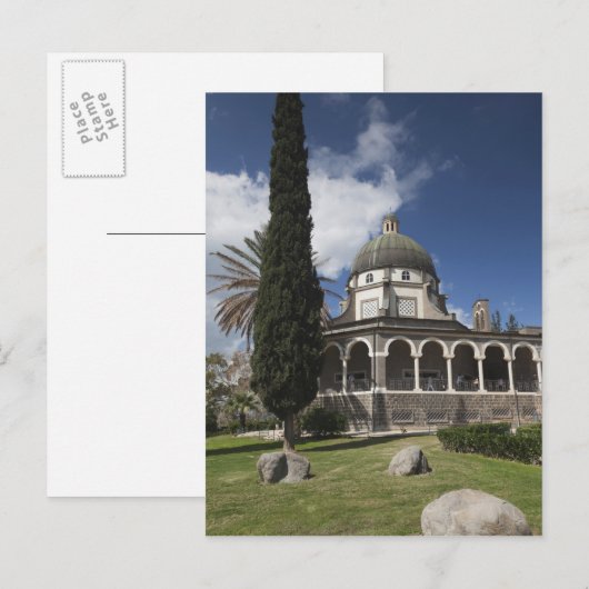 Berg der Beatitudes Postkarte (Vorne/Hinten)