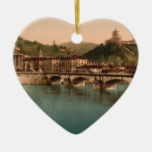 Berg der Capuchins, Turin, Piemont, Italien Keramikornament (Vorne)