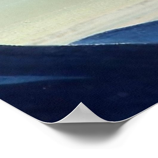 "Berg der fünf Schätze" von Nicholas Roerich Poster (Ecke)