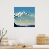 "Berg der fünf Schätze" von Nicholas Roerich Poster (Küche)