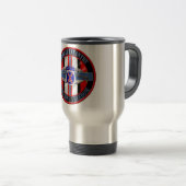 Berg der Kampf-Infanterie-OEF 10. Reisebecher (VorderseiteRechts)