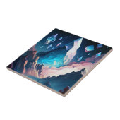 Berg der Keramik der Kristallfantasie Fliese (Seite)