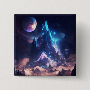 Berg der Kristalllandschaft Button