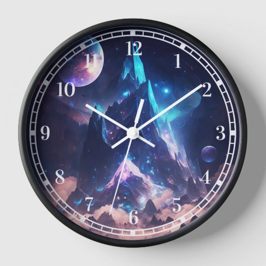 Berg der Kristalllandschaft Uhr (Vorderseite)